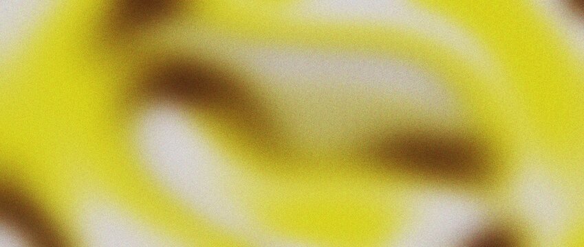 Vibrant yellow abstract fluid background with grainy noise texture and glowing light waves