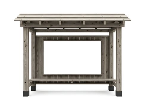 Modern metal kitchen range hood frame