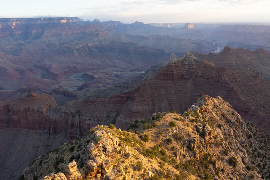 Grand canyon in early morning light