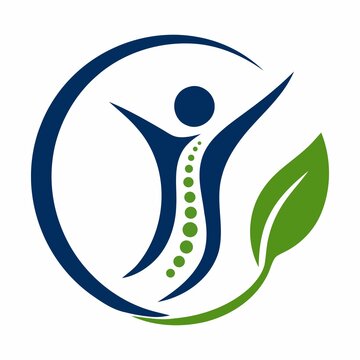Physiotherapy logo design simple concept