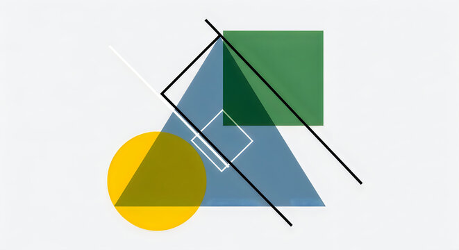 Abstract geometric graphic design concept celebrating creative visual artistry for world photography day digital media projects