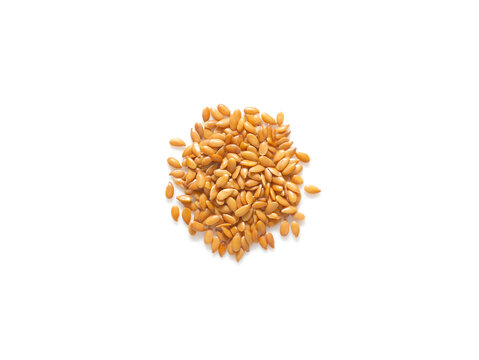 Spreading golden roasted flaxseeds