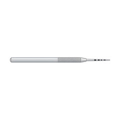 Fototapeta premium Graduated periodontal probe instrument for gum assessment isolated on white background
