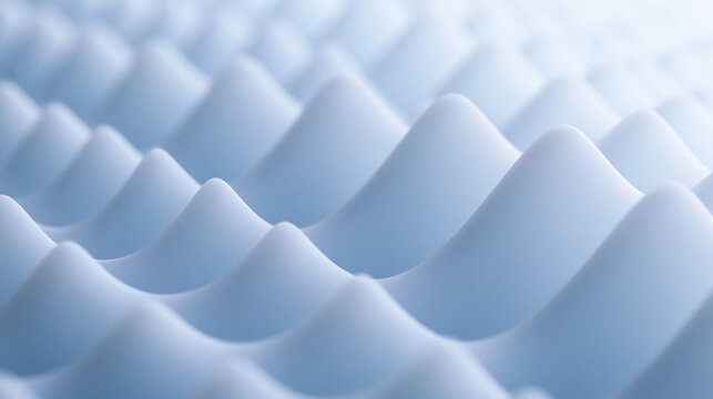 Close Up of Blue Memory Foam Mattress Topper Texture