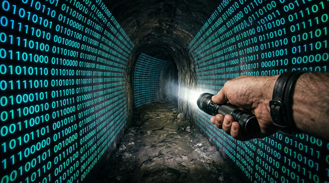 Industrial Tunnel Inspection with Flashlight