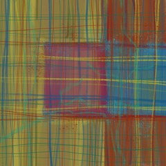 Abstract image for printing. Picture for modern interiors. The picture is painted by hand on a tablet. © neurostructure
