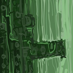 Abstract image for printing. Picture for modern interiors. The picture is painted by hand on a tablet. © neurostructure