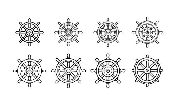 Editable Linear Icon Collection &ndash; Clean Outline Vector Symbols for Digital and Print Design