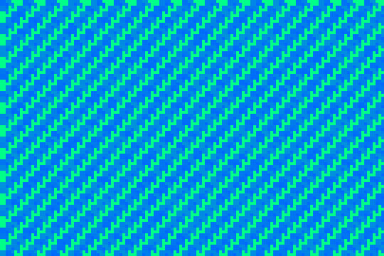 Abstract digital seamless background pattern with diagonal lines in bright blue and neon green colors motion animation loop video