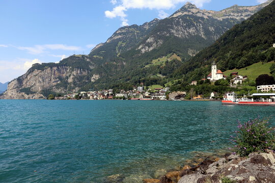 Fl&uuml;elen am Urnersee in der Schweiz