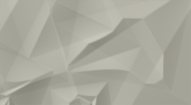 Abstract geometric background with low poly triangular pattern in soft beige tones