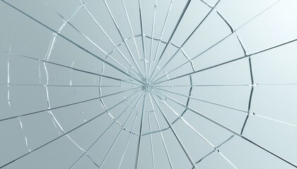 Fototapeta premium Cracked Laminated Glass Texture Background