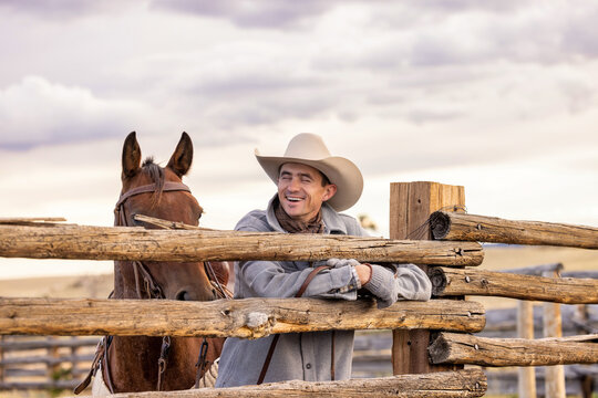 Wyoming Cowboy Horse Ranch scenic