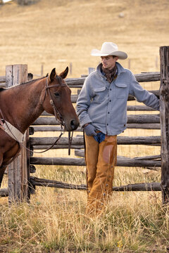 Wyoming Cowboy Horse Ranch scenic