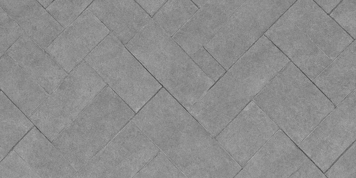 Grey granite floor tiles texture. Natural stone paving background with seamless pattern.
