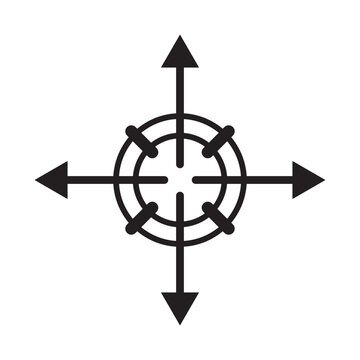 multi direction arrow