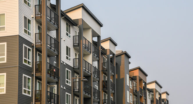 Large modern apartment building