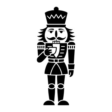 Nutcracker Drinking Coffee