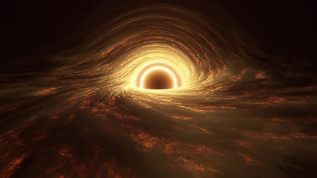 Supermassive Black Hole in Deep Space Loop