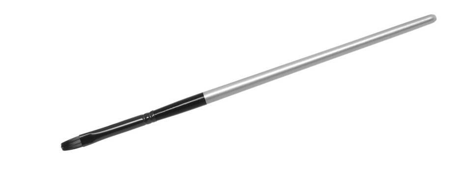 Brush painting isolated on white background, clipping path