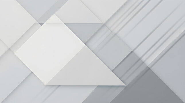 Minimalist layered light grey geometric abstract background