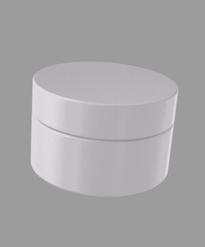 white cosmetic container