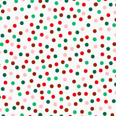 seamless polka dots pattern © April