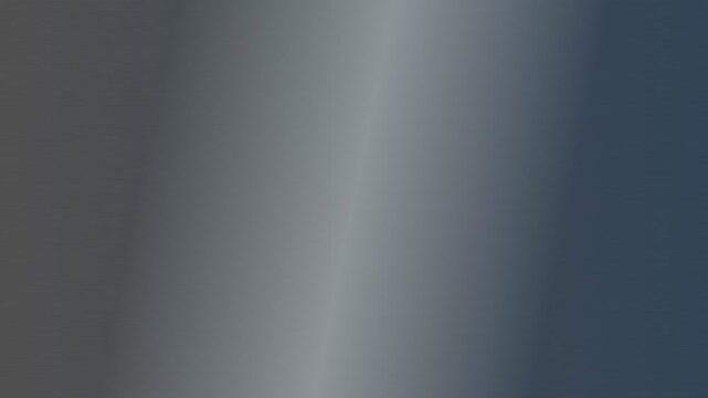 Metallic silver gradient background with soft light reflection. Polished chrome texture with smooth gray transitions. Minimalist steel surface for corporate video.