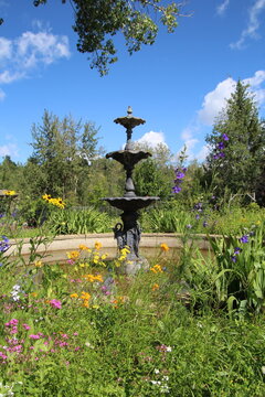 Fountain In The Garden