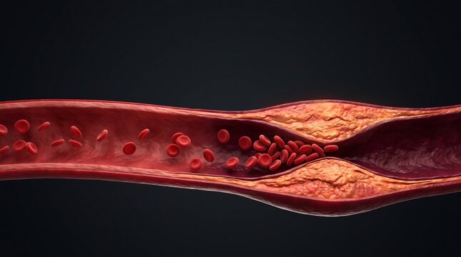Artery with Plaque Buildup