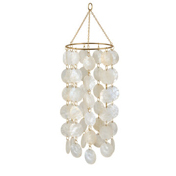 Window Ornament Made with Translucent Capiz Shell