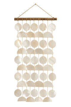 Hanging Panel Made with Translucent Capiz Shell