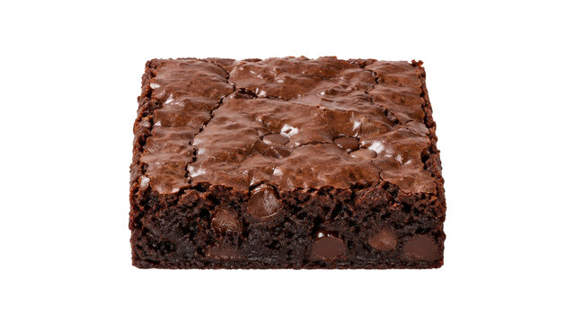 Brownie Dessert on Transparent Background