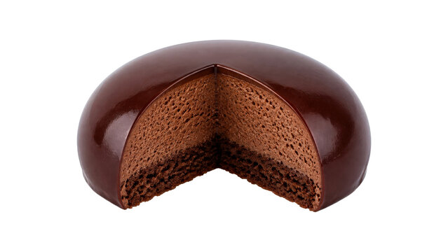 Chocolate Mousse Dome Cake with Mirror Glaze