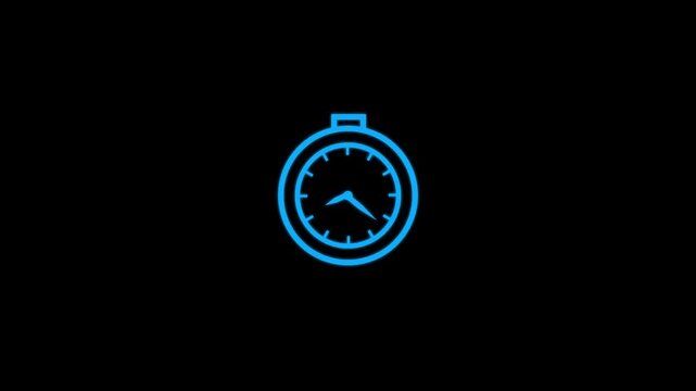 footage stop motion animation time money concept. present time value