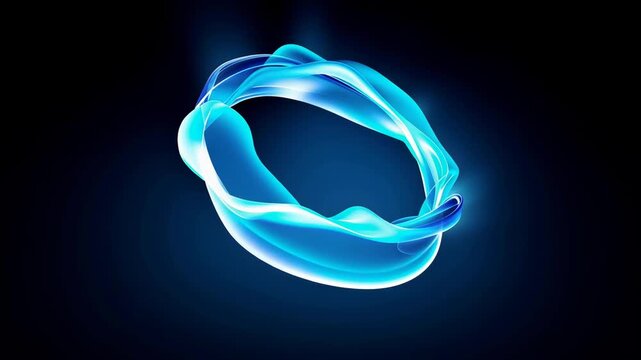 Glowing Blue Energy Circle