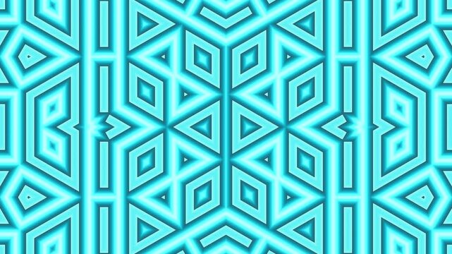 Crystalline Growth Abstract Crystal Formation Seamless Loop