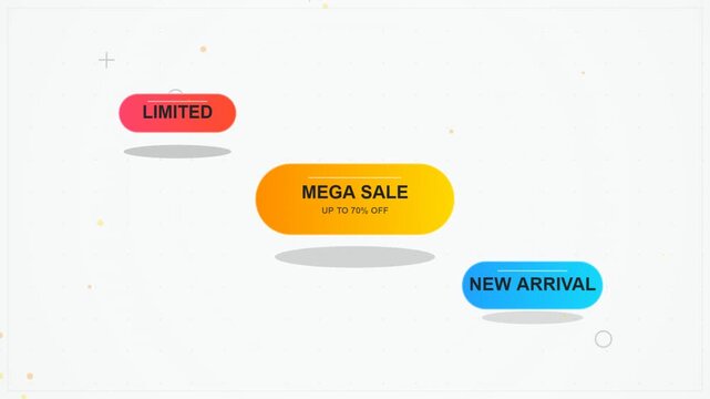 Mega Sale and New Arrival Promotional Banners for E-commerce