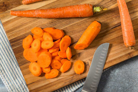 Organic Raw Cut Orange Carrots