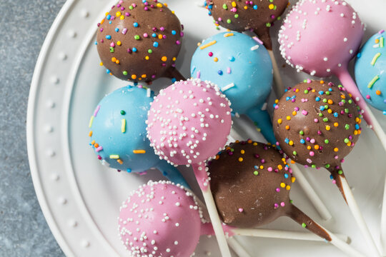 Sweet Homemade Assorted Cake Pops