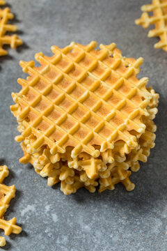 Homemade Sweet Vanilla PIzzelle Waffle Cookies