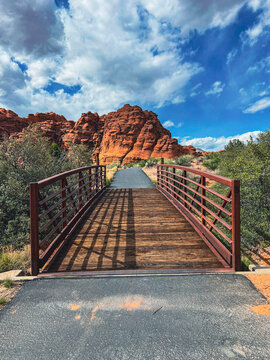 St. George, UT Red rock bridge