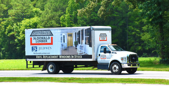 Mcdonald Lumber Company Truck, North Carolina, USA