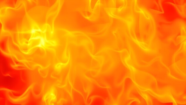 Vibrant abstract fire background with intense flames. Dynamic orange and red blaze texture for high-impact visuals.
