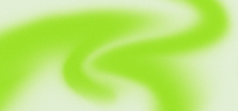 Abstract Lime Green Grainy Gradient Background with Soft Wavy Liquid Texture for Modern Graphic Design