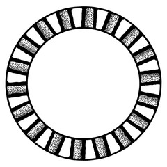 Fototapeta premium circular or round frame