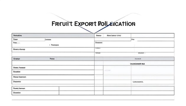 Fruit export publication checklist template.