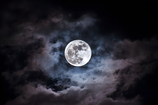 full moon in the night