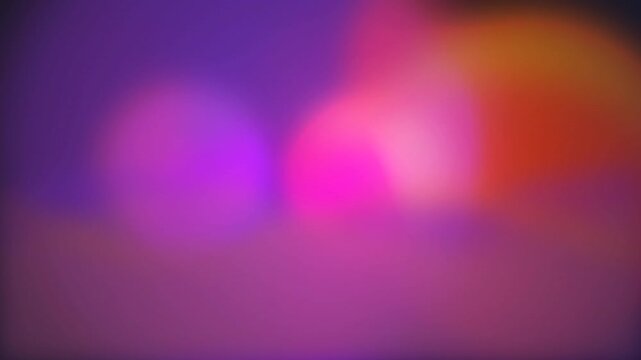 Abstract flowing gradients of vibrant pink, orange and purple, cinematic soft light movement, ideal for creative backgrounds, motion art and displays