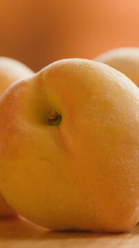Fresh ripe apricots, peach and nectarine isolated on a white background. Colorful summer stone fruits with natural texture, healthy organic food, vegan nutrition, fresh harvest, juicy seasonal produce
